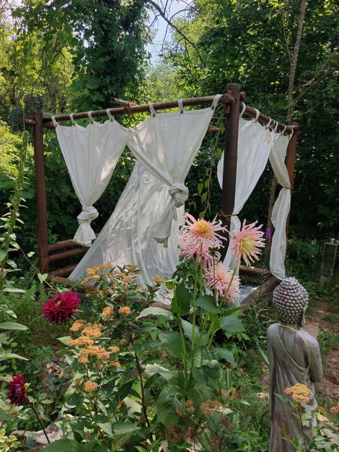 Chambres D'Hotes Dans Mas Avec Jardin En Bord De Riviere Saumane 외부 사진